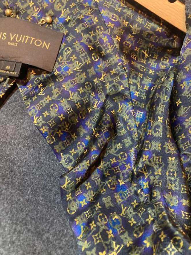 ルイ・ヴィトン カシミヤ コート モノグラム ベルト付き