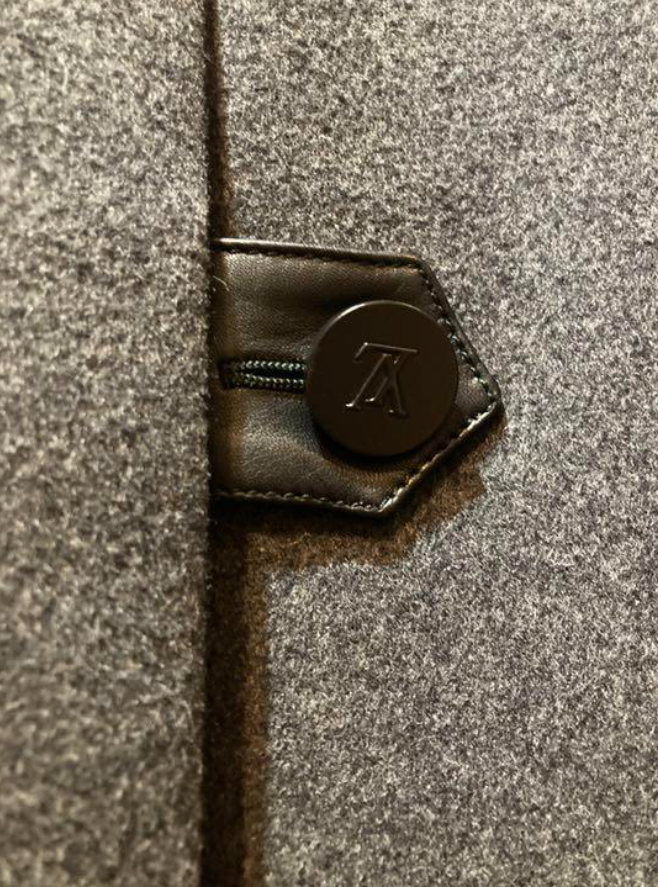 ルイ・ヴィトン カシミヤ コート モノグラム ベルト付き