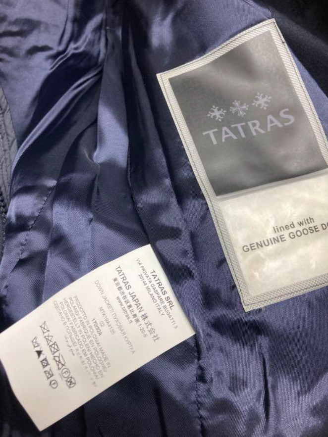 タトラス ビーゴ 切り替え ウール ダウンジャケット