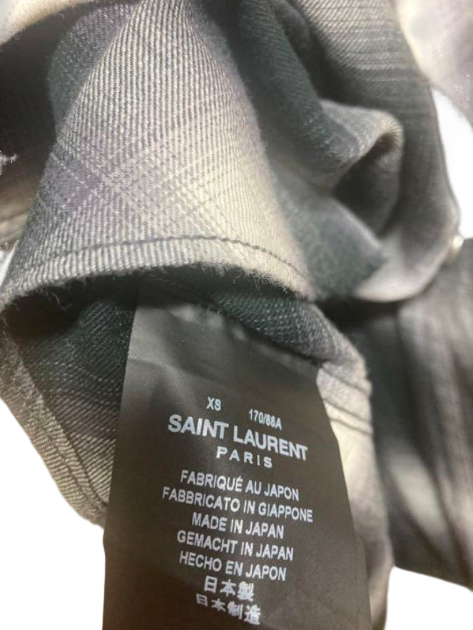 サンローラン ウエスタン チェック シャツ