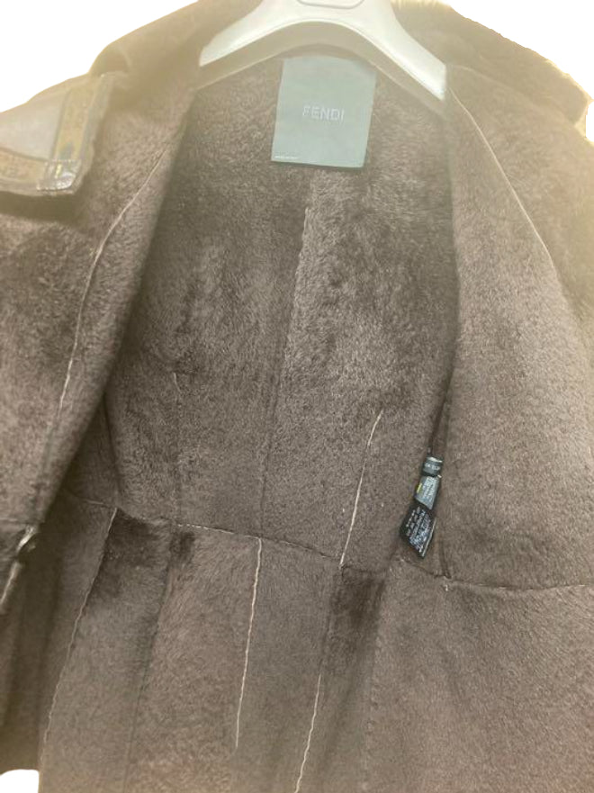 フェンディ ムートン ジャケット
