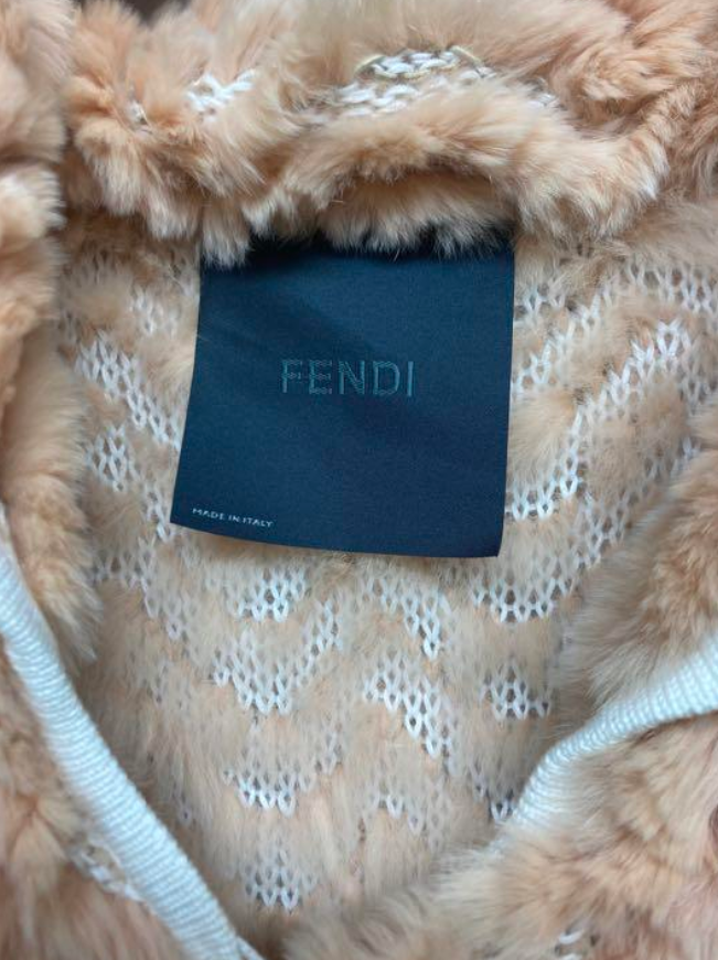 フェンディ 毛皮 コート ベルト付き