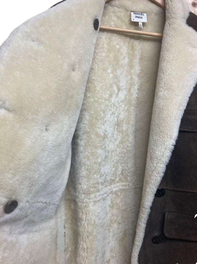 エルメス ムートン ダッフル コート