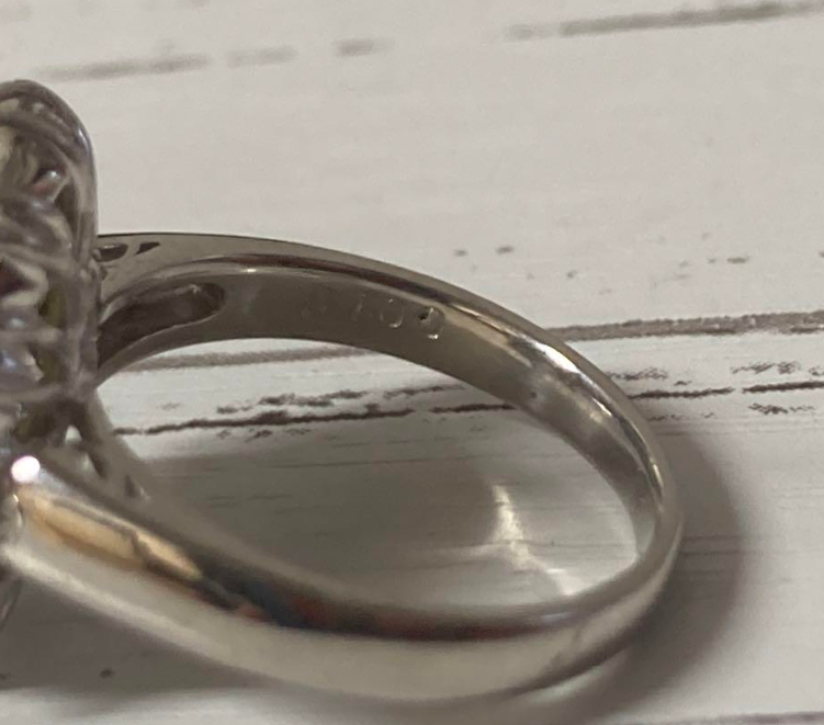 クリソベル キャッツアイ ダイヤ pt900 リング