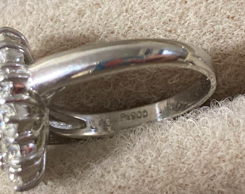 クリソベル キャッツアイ ダイヤ pt900 リング