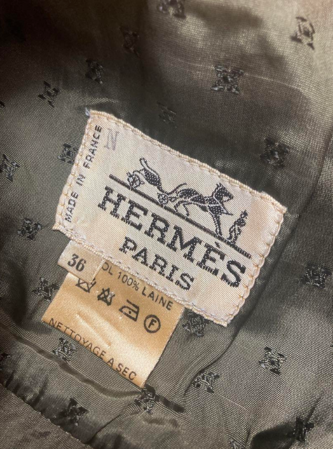 エルメス ベルテッド フレア スカート