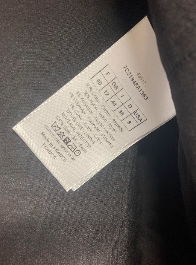 ディオール ツイード コート スカート セットアップ