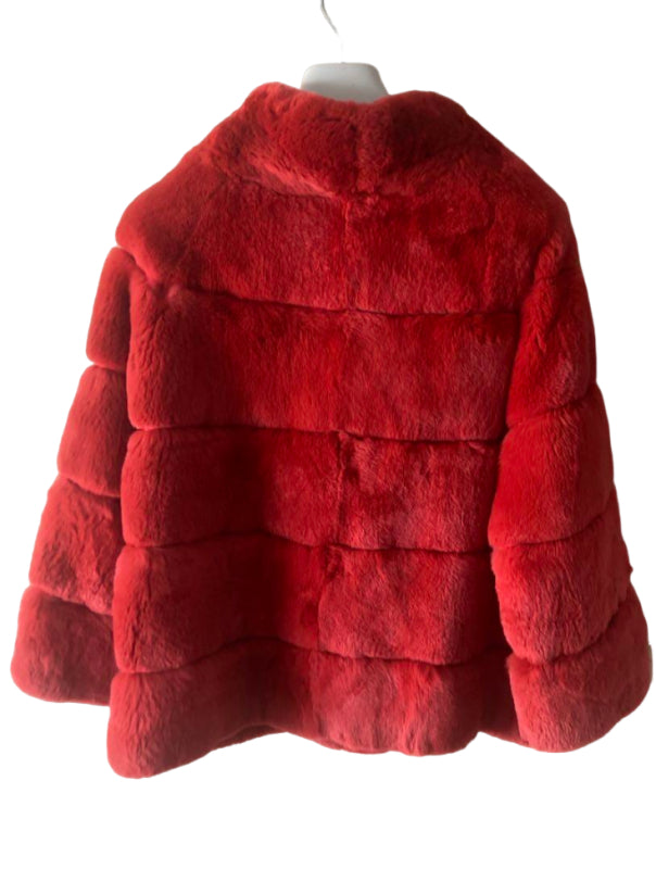 アルマーニコレツォーニ ラビット ファー コート