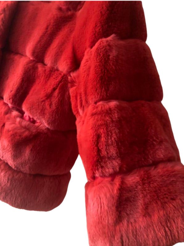 アルマーニコレツォーニ ラビット ファー コート