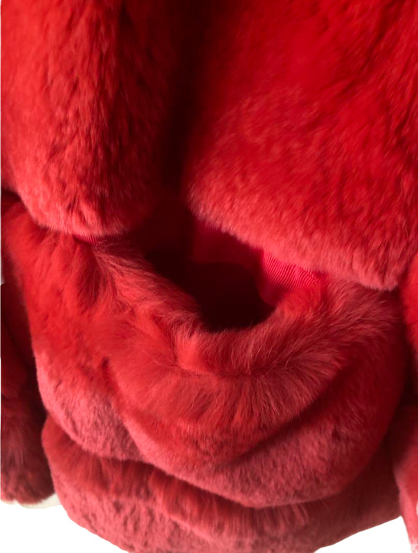 アルマーニコレツォーニ ラビット ファー コート