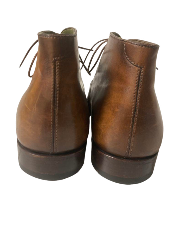 ベルルッティ パティーヌ レザー ショート ブーツ