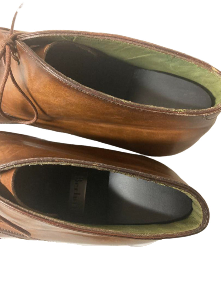 ベルルッティ パティーヌ レザー ショート ブーツ