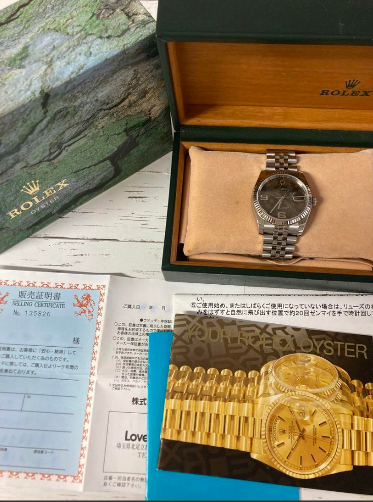 ロレックス 116234 デイトジャスト 18金 コンビ フラワー