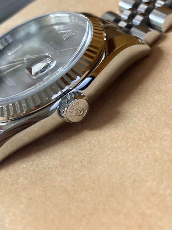 ロレックス 116234 デイトジャスト 18金 コンビ フラワー