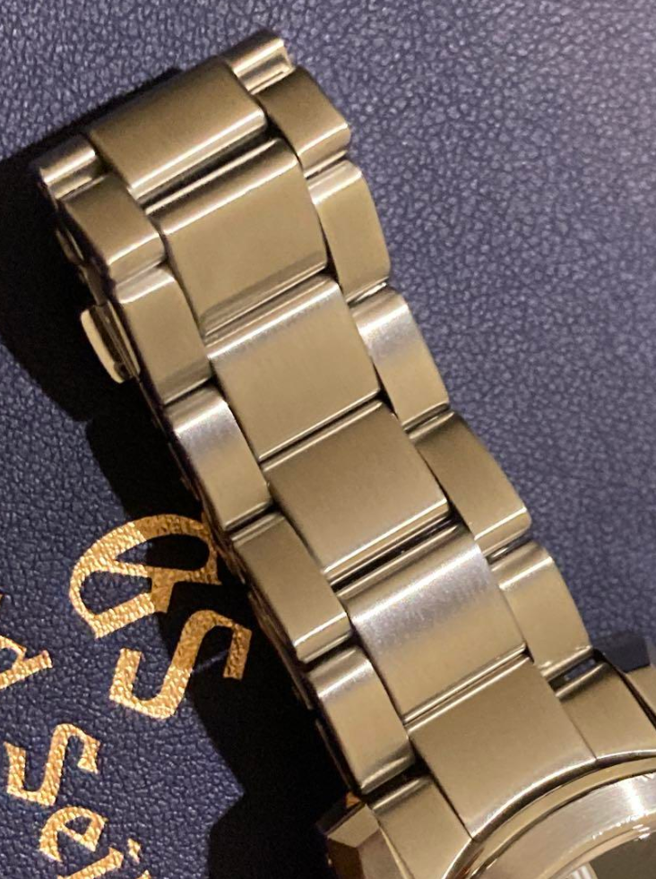 グランドセイコー SBGR057 腕時計 黒文字盤