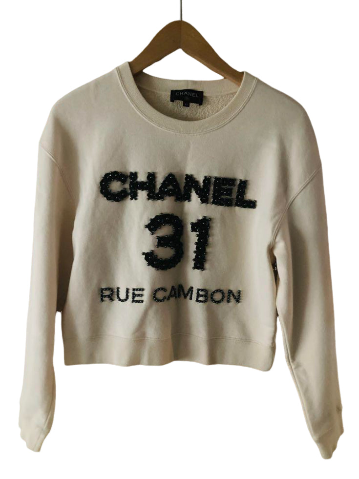 シャネル カメリア ロゴ トレーナー