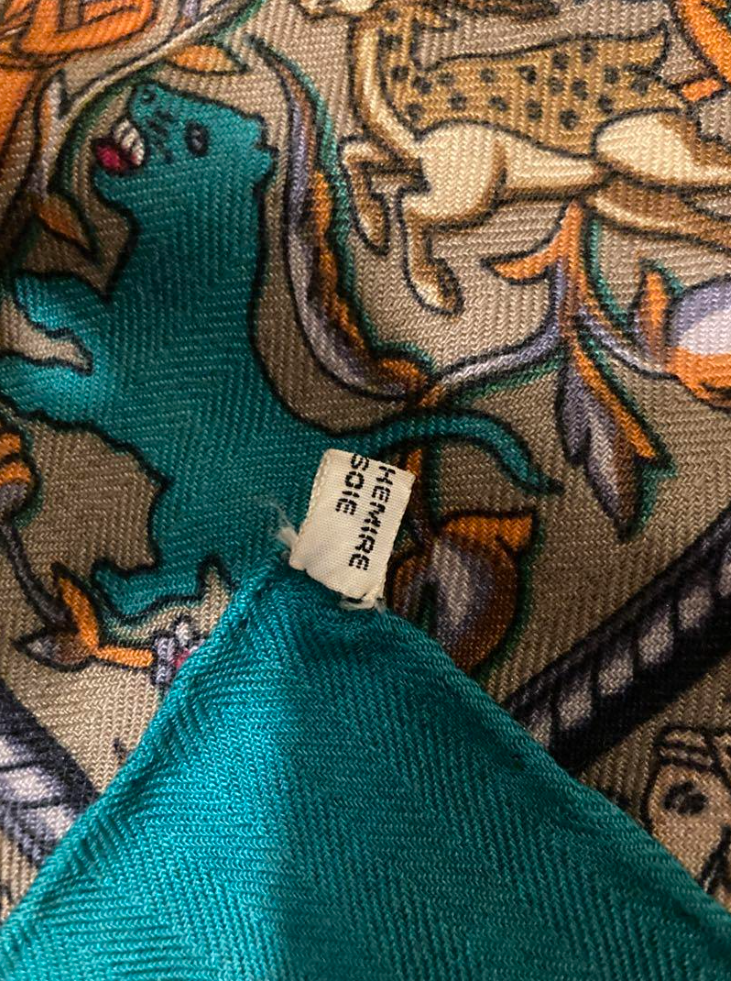 エルメス カレ140 スカーフ CHASSE EN INDE(インドの狩猟)