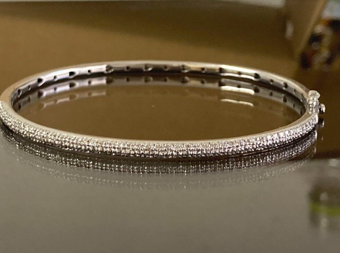 ポンテヴェキオ バングル ダイヤ K18 WG