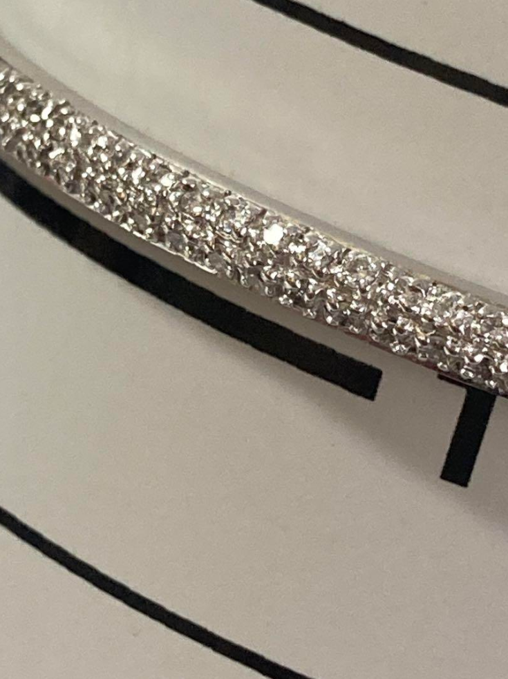 ポンテヴェキオ バングル ダイヤ K18 WG