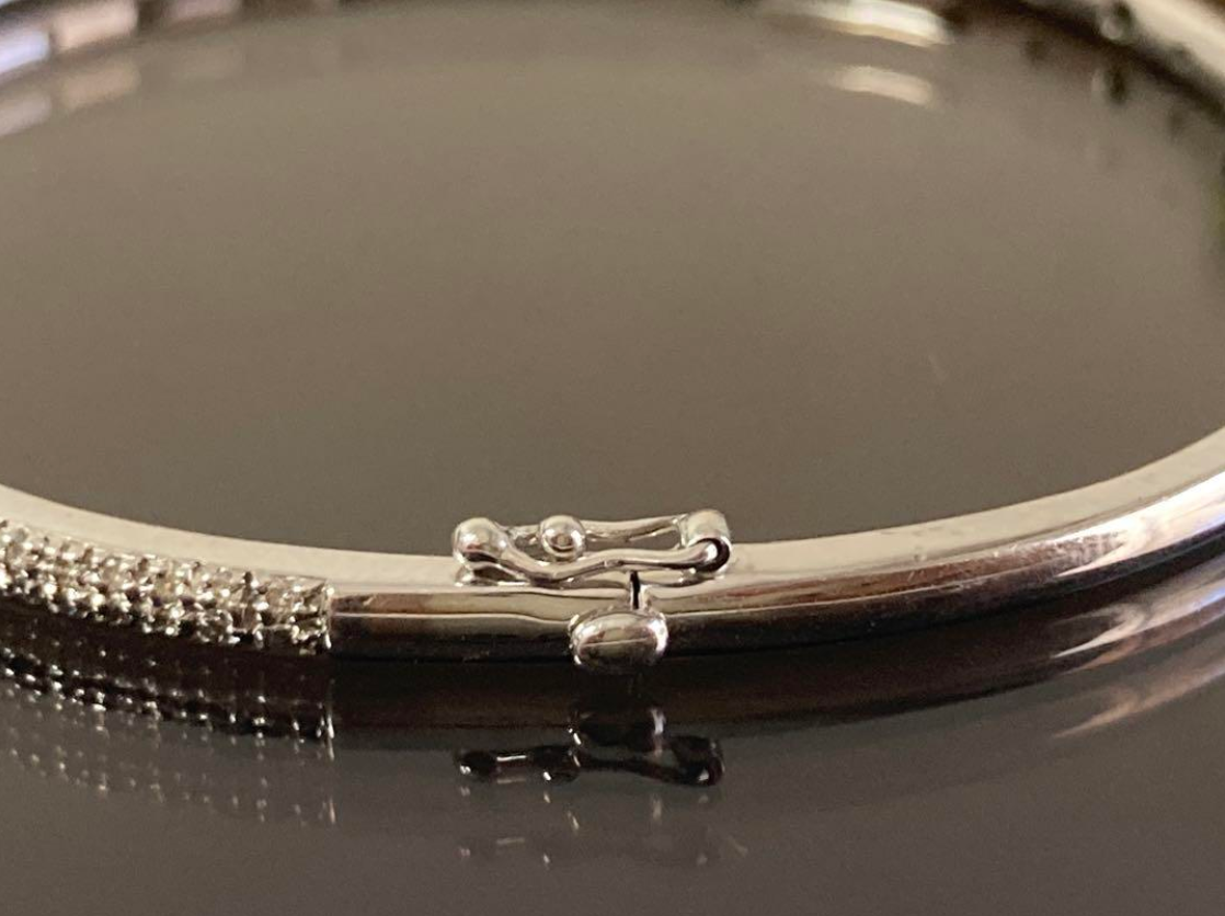 ポンテヴェキオ バングル ダイヤ K18 WG