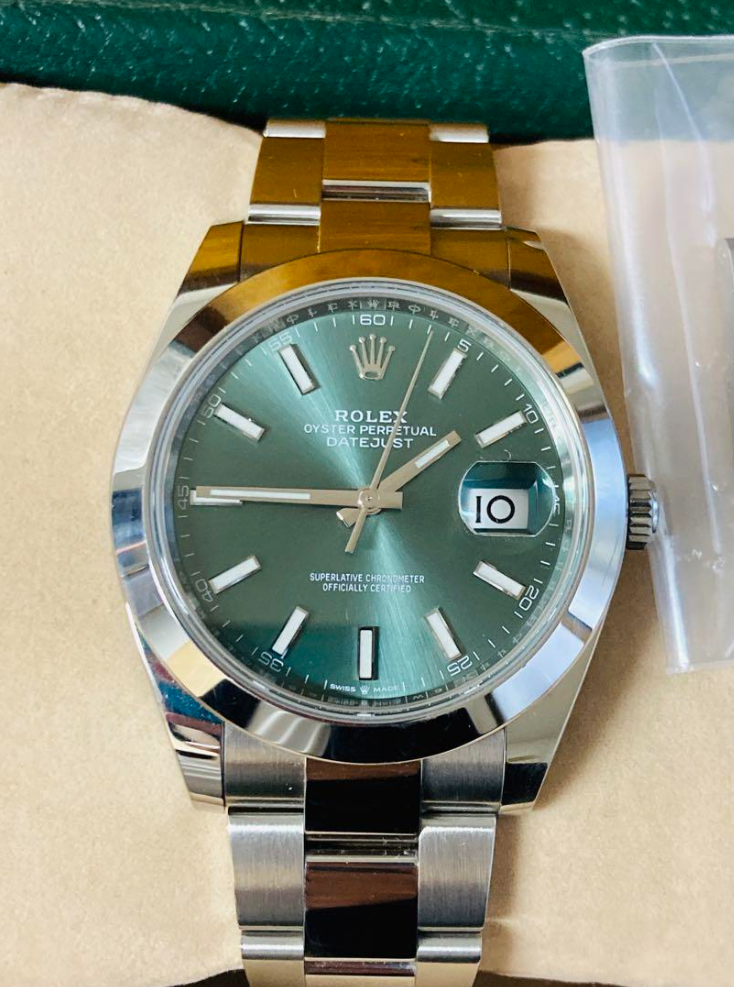 ロレックス 126300 デイトジャスト ミントグリーン