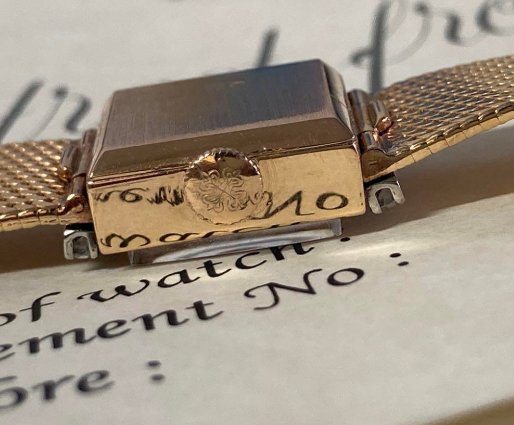 パテック フィリップ ローズゴールド k18 ベゼルダイヤ 腕時計