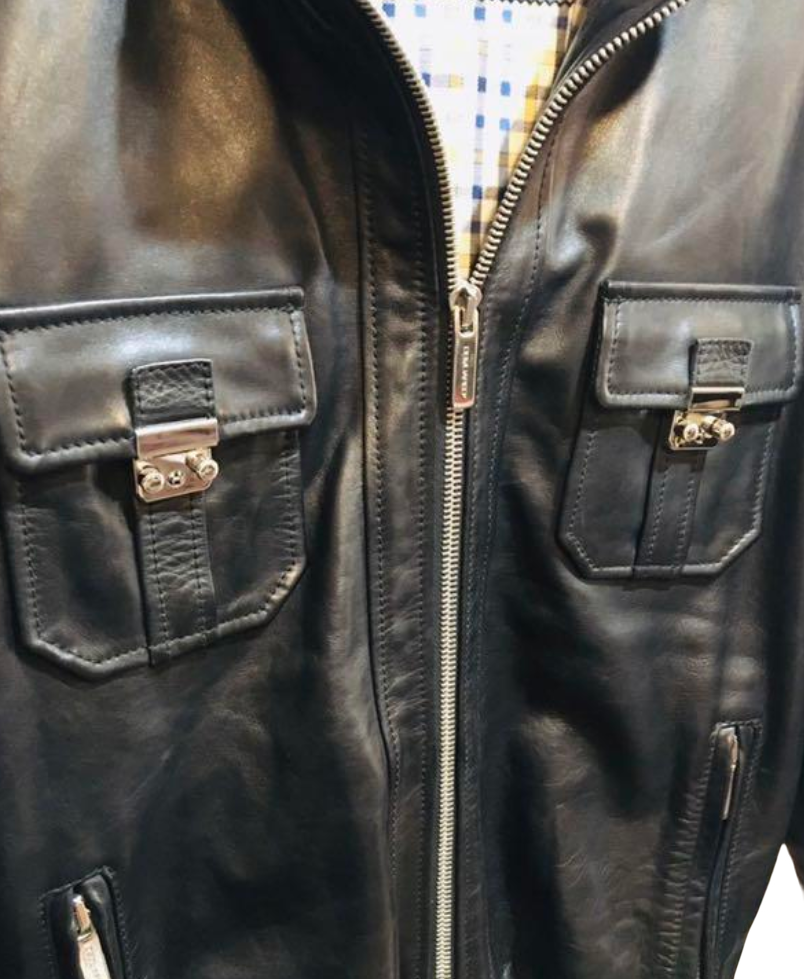 ディースクエアード レザー ライダースジャケット