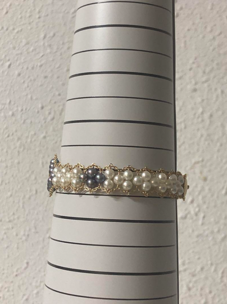 パール ブレスレット K18