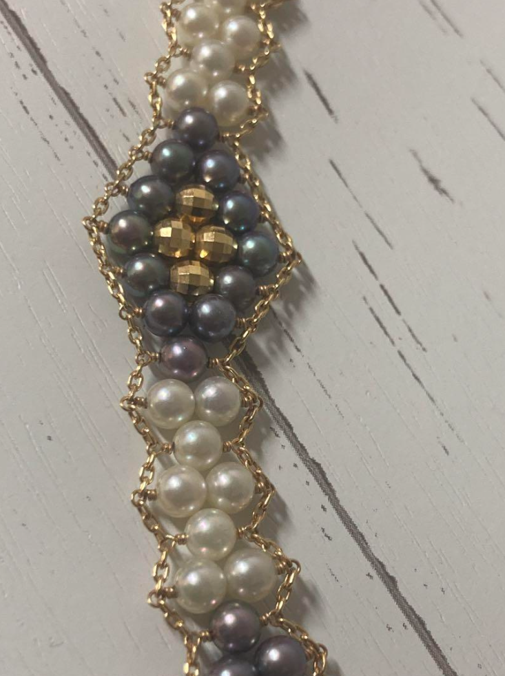 パール ブレスレット K18