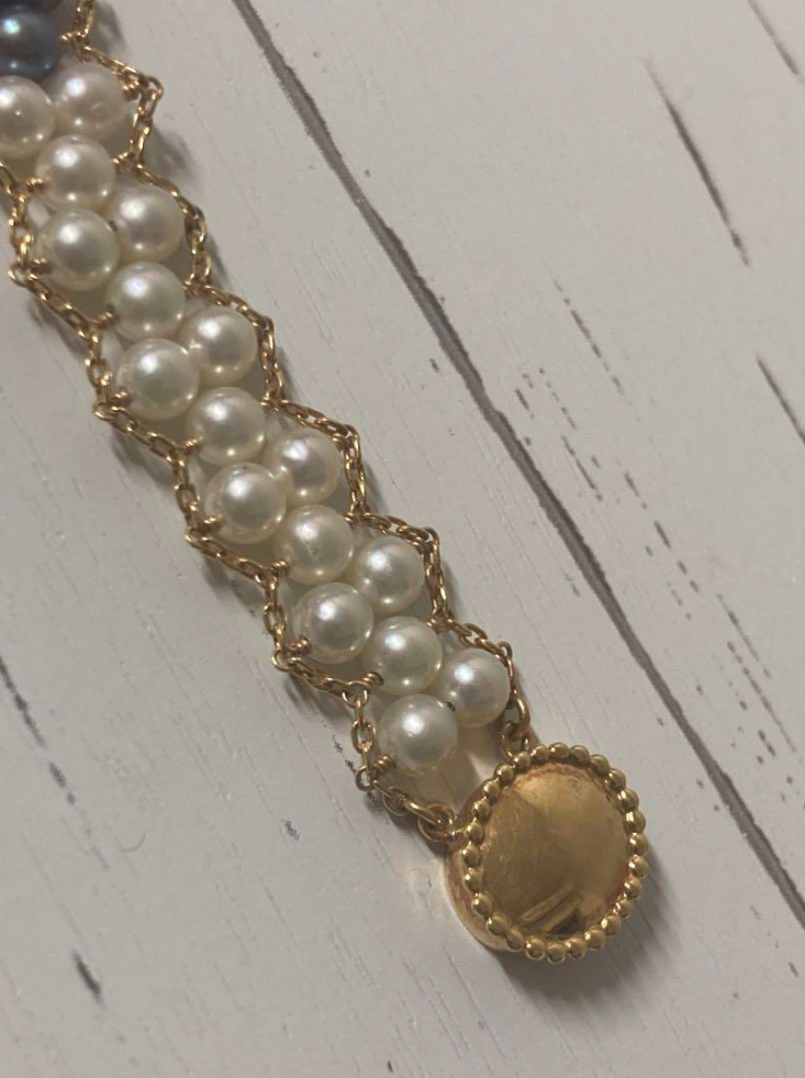 パール ブレスレット K18