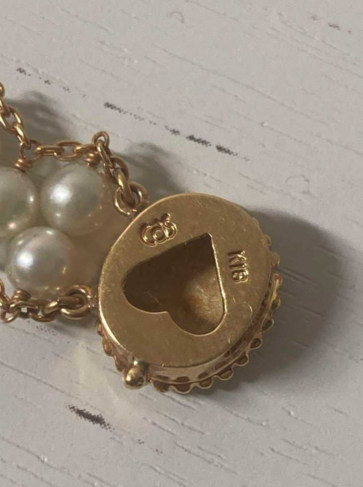 パール ブレスレット K18