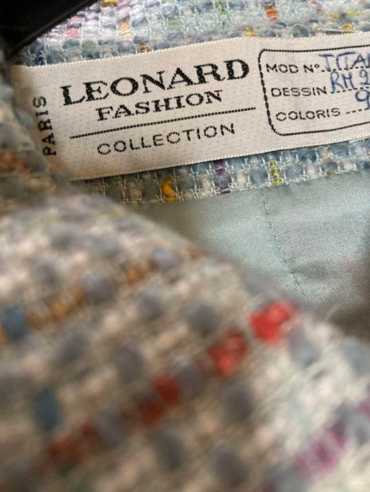 レオナール ツイード セットアップ スーツ