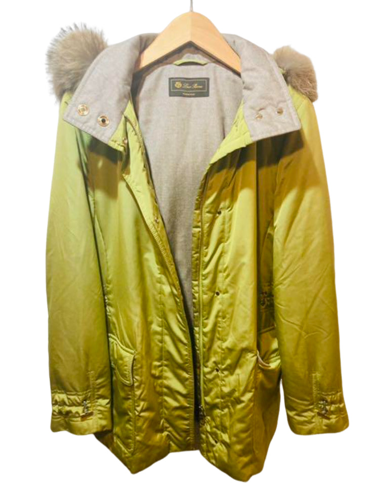 ロロピアーナ カシミヤ ナイロン コート