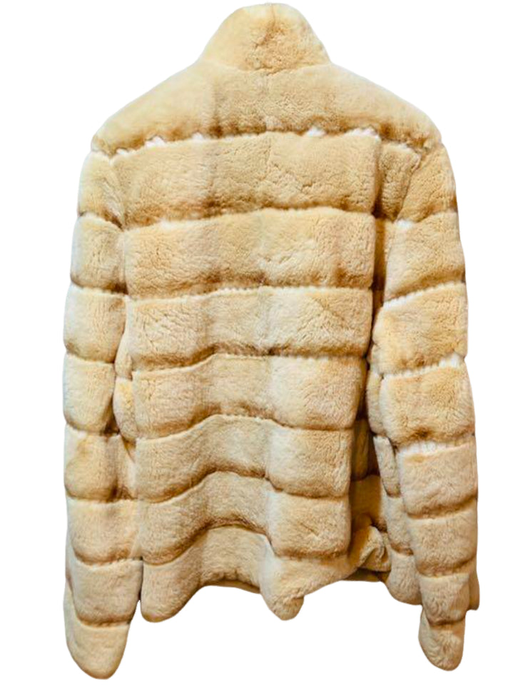 サガ ミンク ロイヤル 金タグ ジャケット