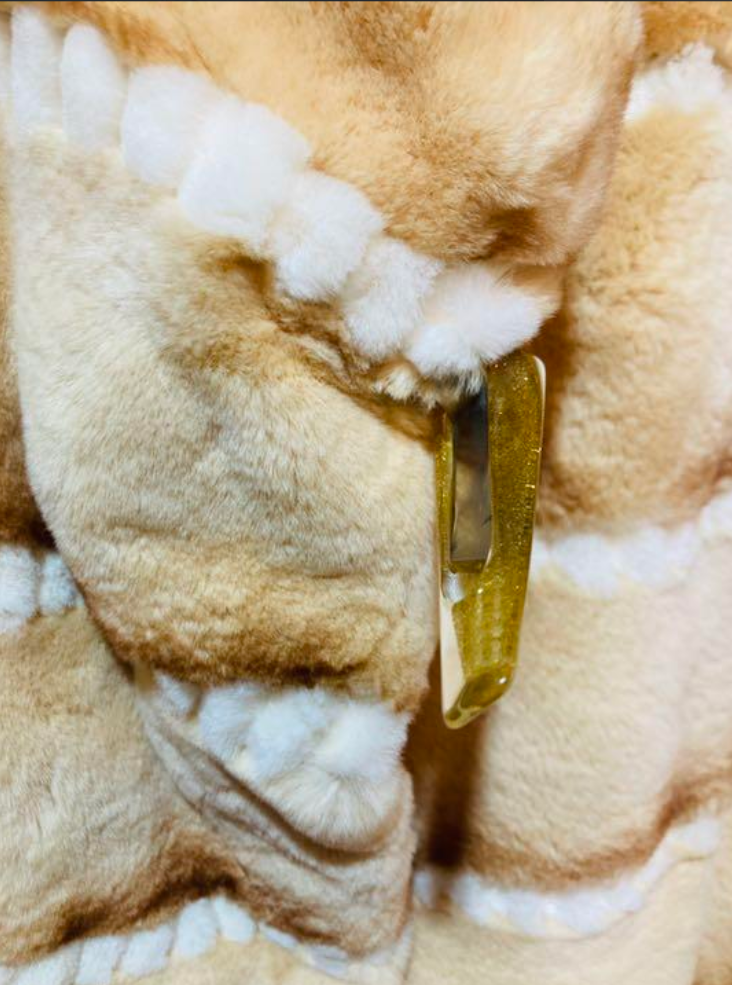 サガ ミンク ロイヤル 金タグ ジャケット