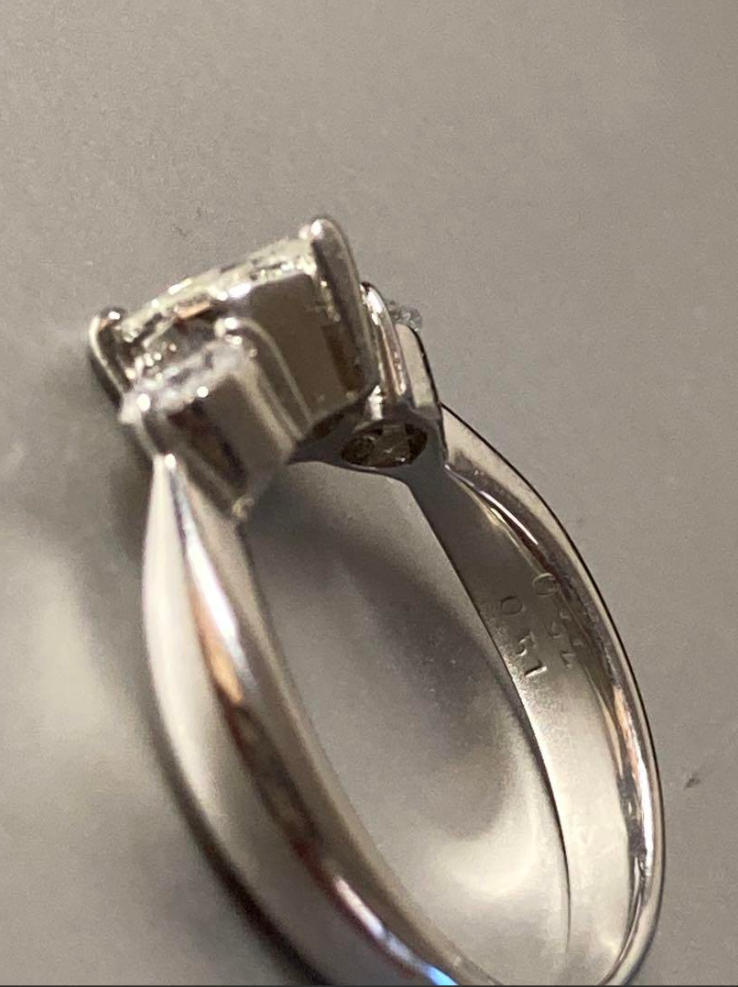 ハートシェイプ ダイヤ pt900 リング