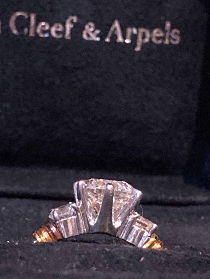 ダイヤ 2ct pt900 k18 リング