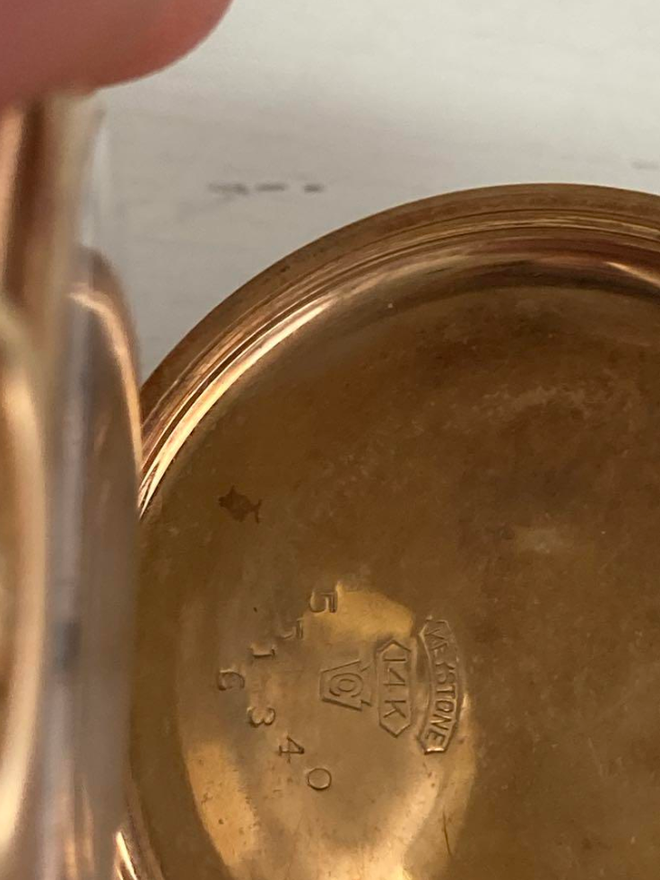 ウォルサム 懐中時計 k14 イエローゴールド 64.7g 手巻き