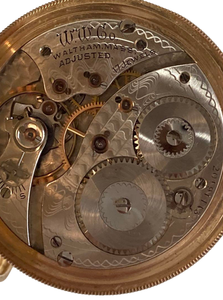 ウォルサム 懐中時計 k14 イエローゴールド 64.7g 手巻き
