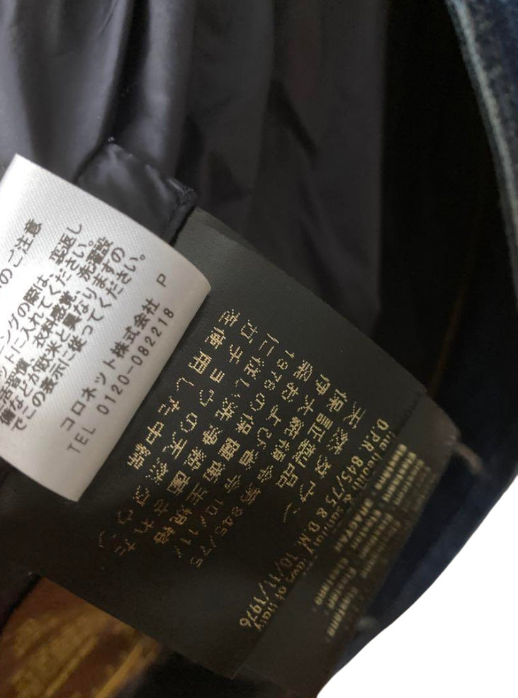 ムーレー デニム ファー ダウンジャケット ムートン