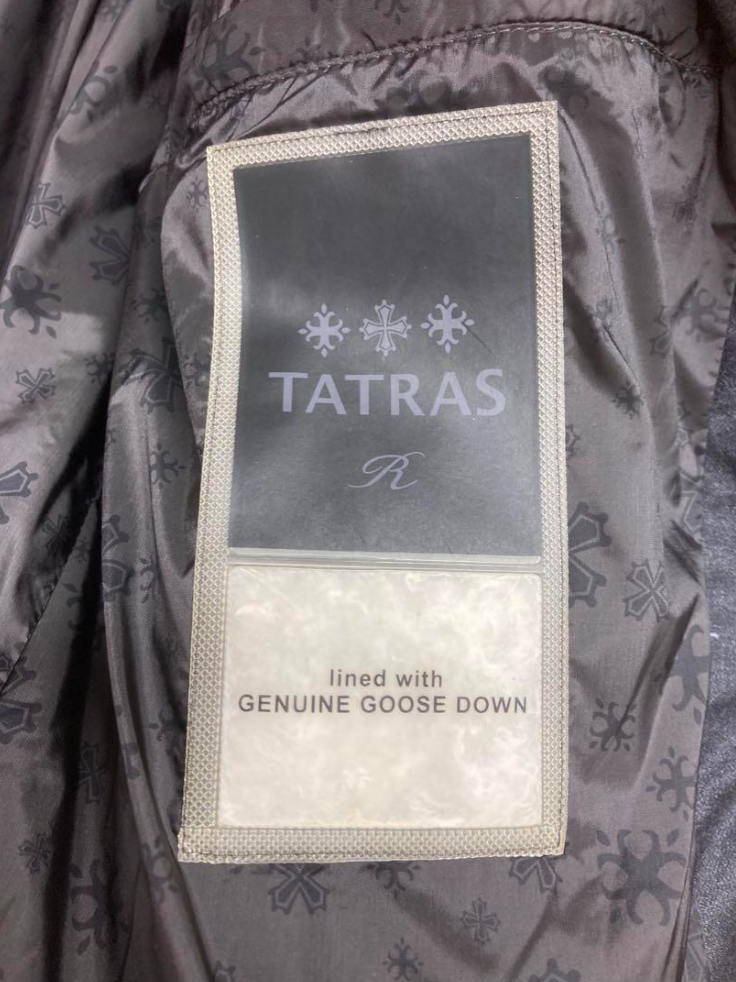 タトラス ドミツィアーノ Rライン ロロピアーナ素材 ダウンジャケット