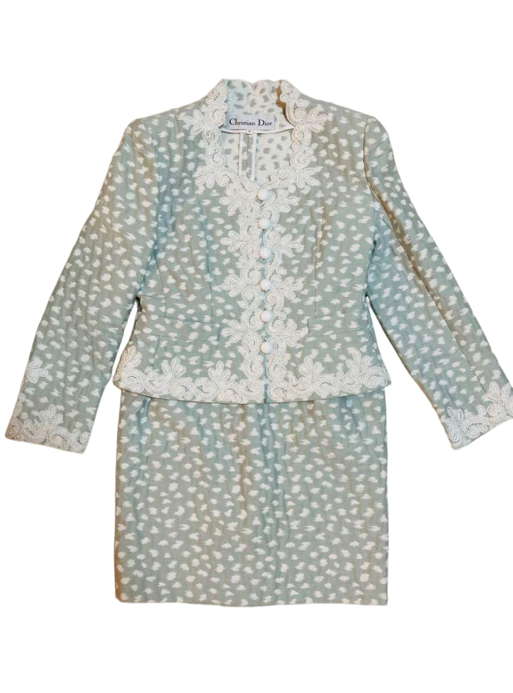クリスチャン・ディオール セットアップ スーツ フラワー 刺繍