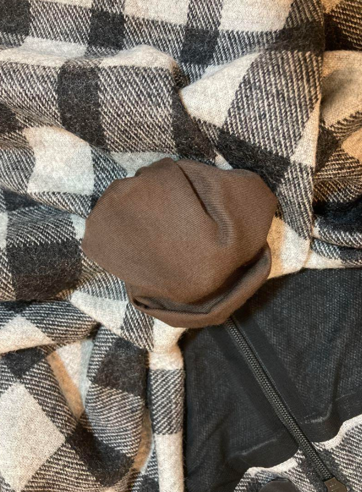 グッチ チェック柄 半袖 ワンピース ブローチ付き