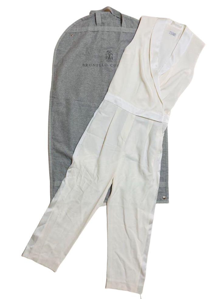 ブルネロクチネリ シルクサテン オールインワン