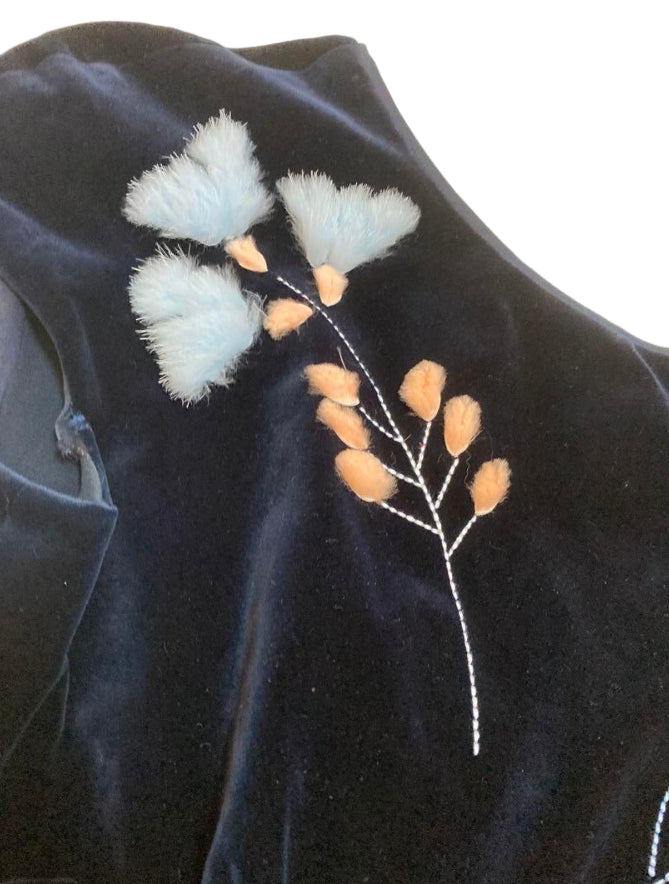 フェンディ ミンク ベロア ワンピース