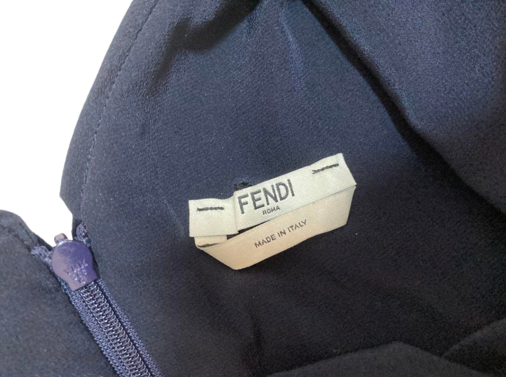 フェンディ ミンク ベロア ワンピース