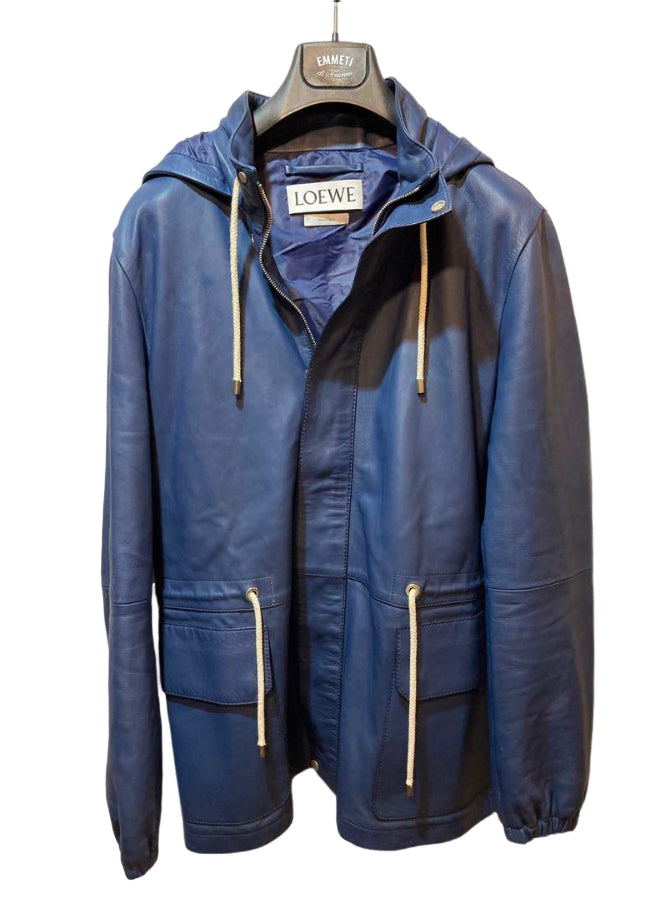 ロエベ オールレザー マウンテン パーカー