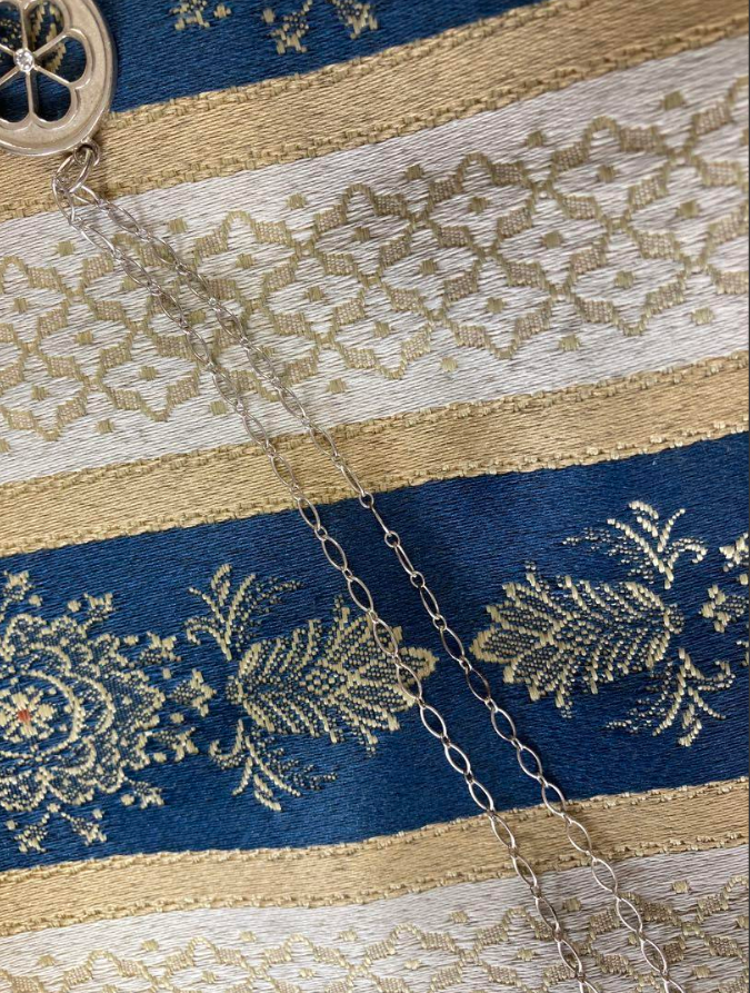 ティファニー デイジーキー ネックレス 1Pダイヤモンド ラージサイズ