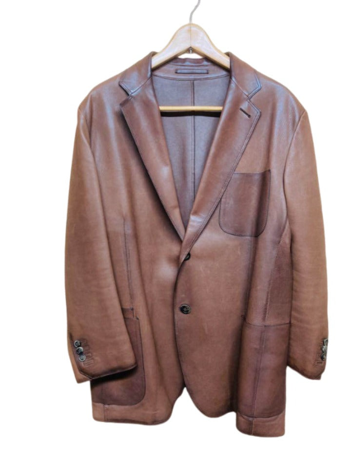 ベルルッティ オールレザー パティーヌ ジャケット