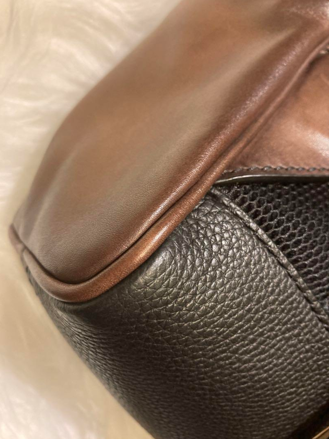 ベルルッティ タイムオフ スクリット スワイプレザー バックパック